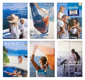Covers for travel magazines